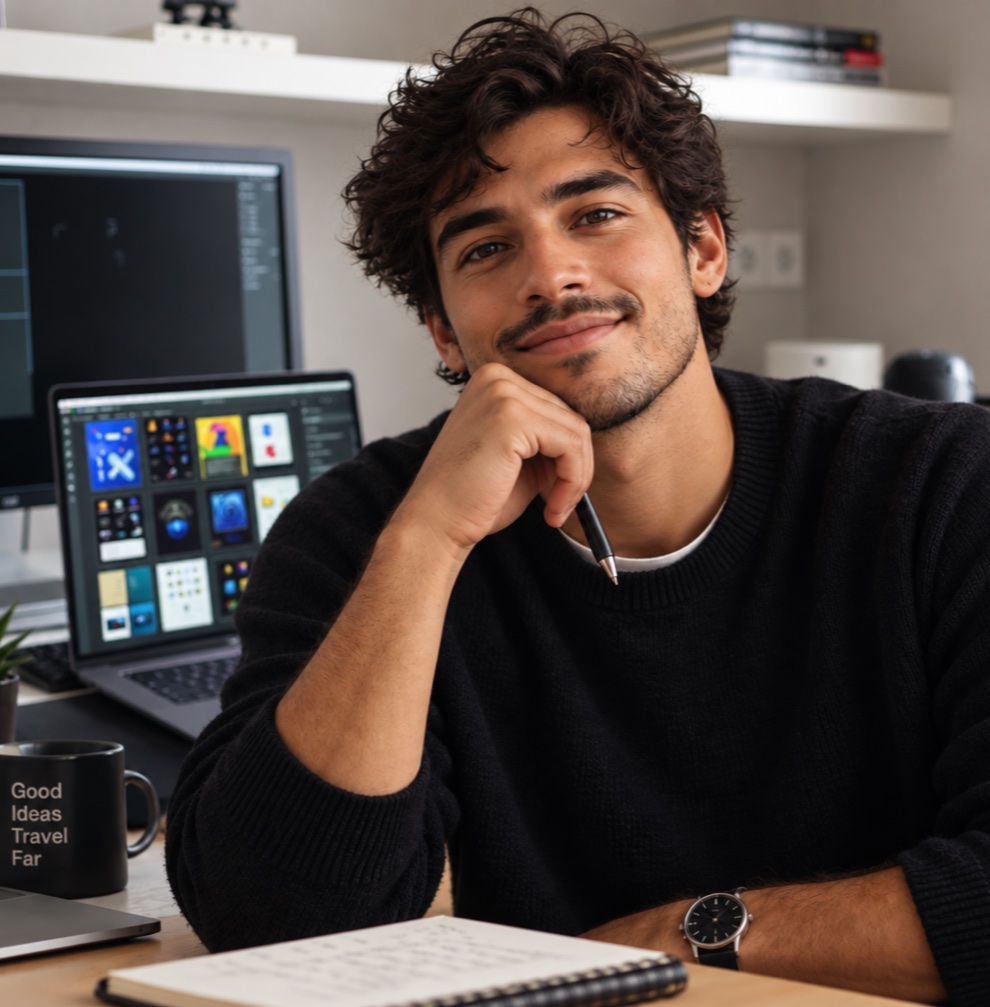 Linknbit team member at work