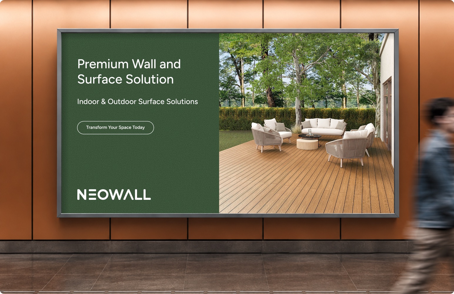 Brand identity, web design and marketing for Neowall